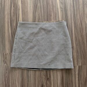 Houndstooth Mango Miniskirt